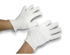 Găng tay tỉnh điện phủ PU ngón (Màu trắng)
